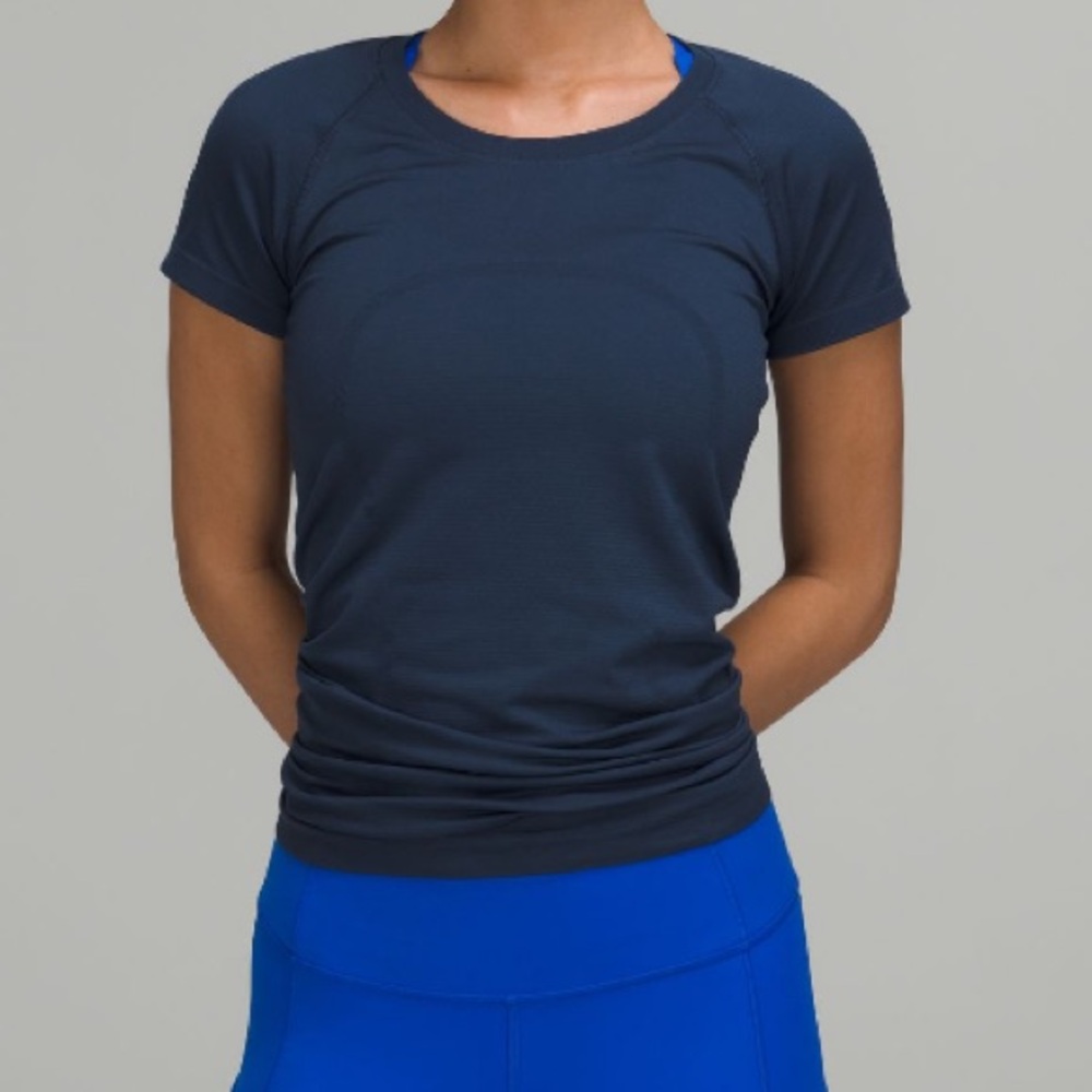 Swiftly short sleeve tank Mineral Blue